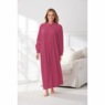 Zip Front Velour Robe, , large
