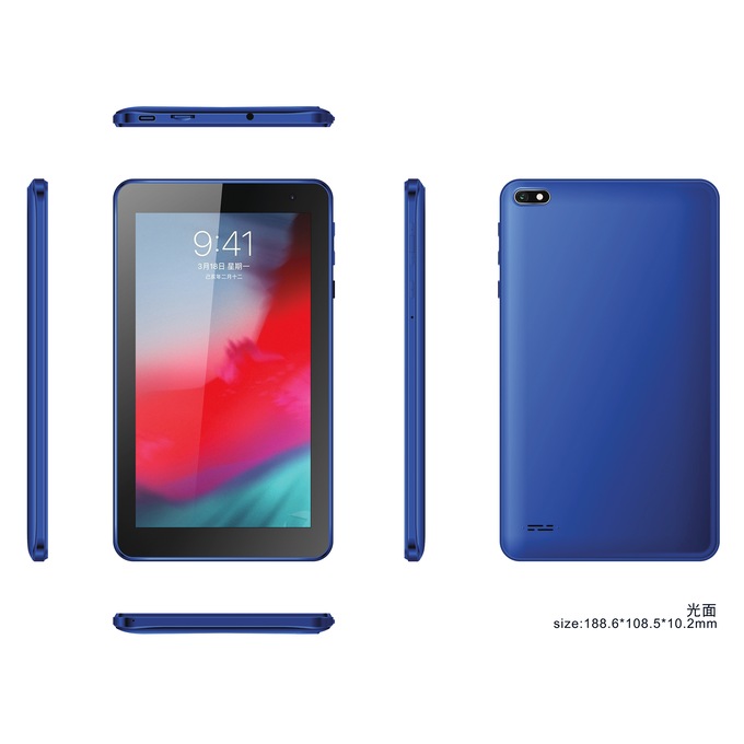 Azpen 7" Tablet, Blue, large