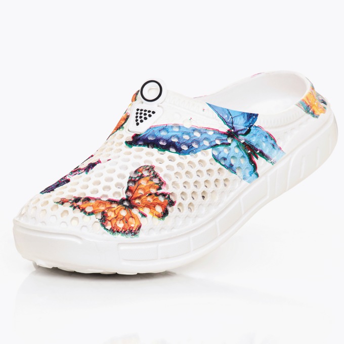 Women's Butterfly Comfort Clog, , large