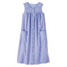 Sleeveless Woven Shift Dress, Periwinkle, large