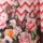 Pink Rose Chevron Border