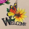 Outdoor Flower Wall Sign, , large