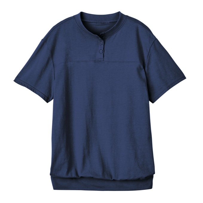 Banded Bottom Henley, , large