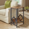 Side Table with Magazine Rack, , large