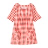 Knit Tunic with Patch Pockets - Print, , large