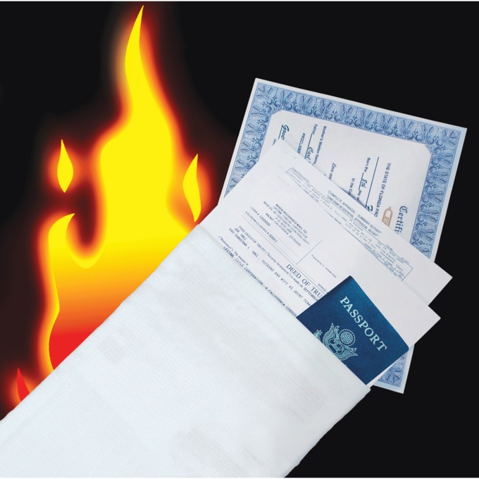 Fire-Resistant Document Bag, , large