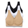 3-Pack Comfort Bras, , large