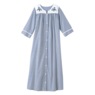 Long Embroidered Robe, , large