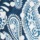French Blue Paisley