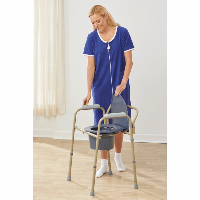 3-In-1 Folding Commode, , large