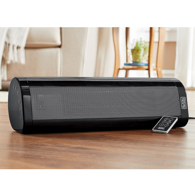 BLACK+DECKER Ceramic Tower Heater with Remote, , large