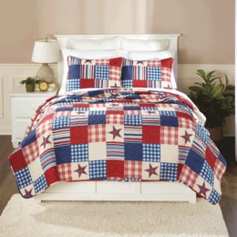 United Plaids Quilt Set, , large