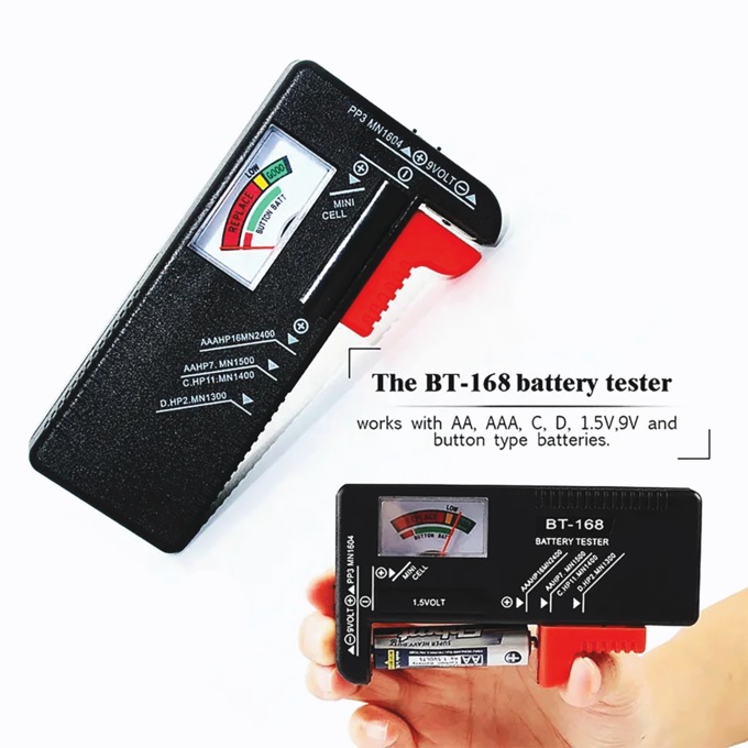 Battery Storage Case with Tester, , large