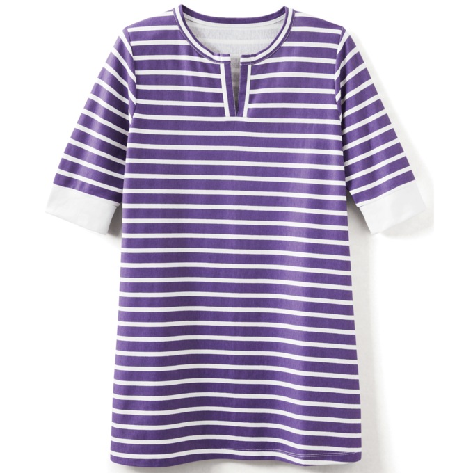 Split Neck Tee, , large