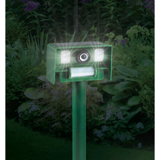 Solar-Powered Animal Repeller, , large