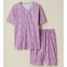 Print Shorty Pajama, Hyacinth Medallion, large