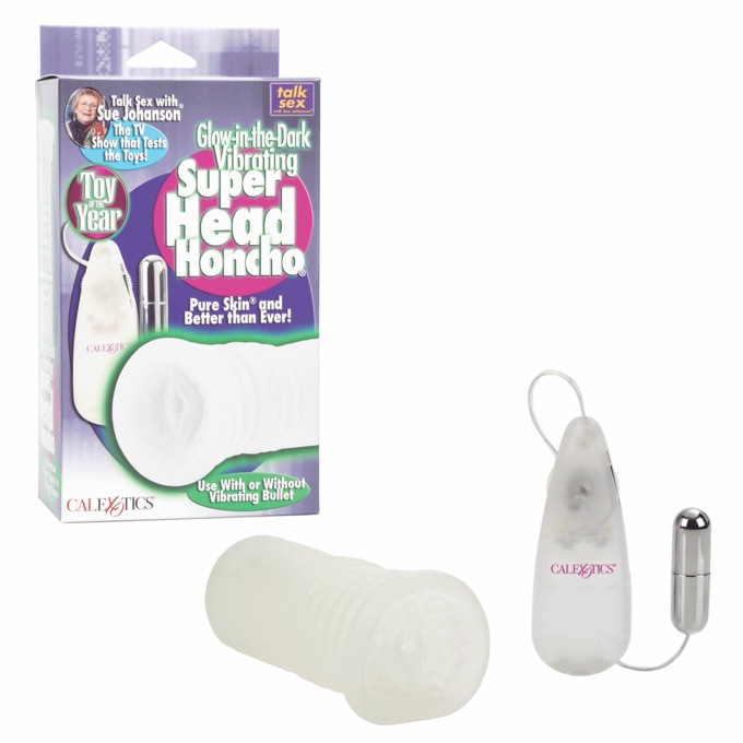 Glow-In-The-Dark Super Head Honcho Stroking Sleeve, , large