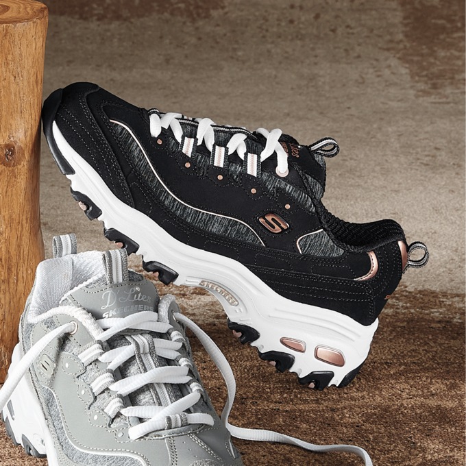 Skechers Women's D'Lites Me-Time Lace-Up, , large