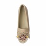 Beaded Moccasin, Gold, large