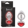 Jewel Large Ruby Heart Plug by Calexotics, , large