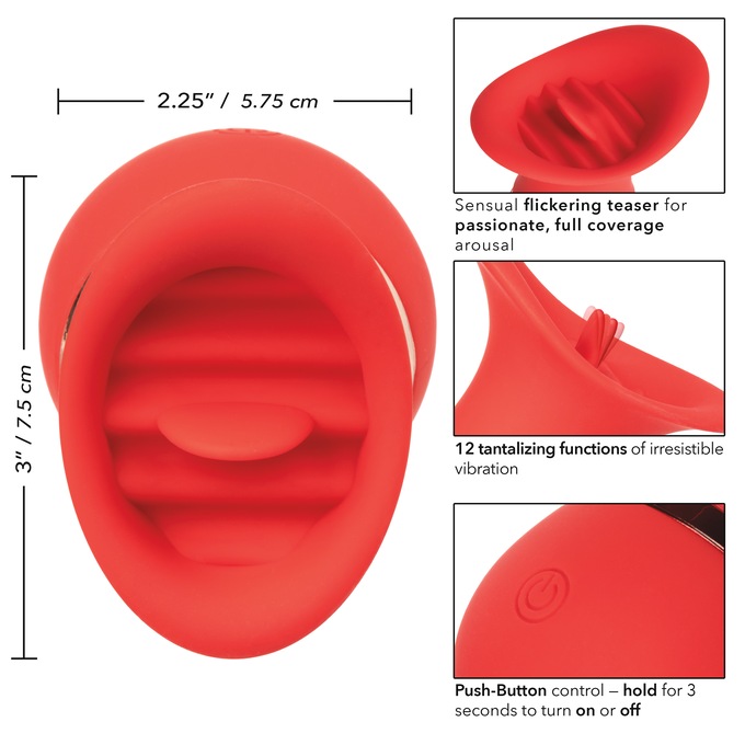 French Kiss Charmer Vibrator, , large