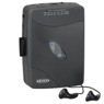 Jensen Audio Stereo Cassette Player with AM/FM Radio, Black, large