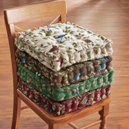 Tapestry Seat Cushion, , large