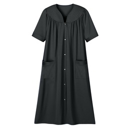 Polyester Snap-Front Duster, , large