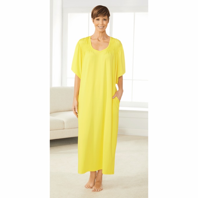 Smocked-Shoulder Lounger, , large