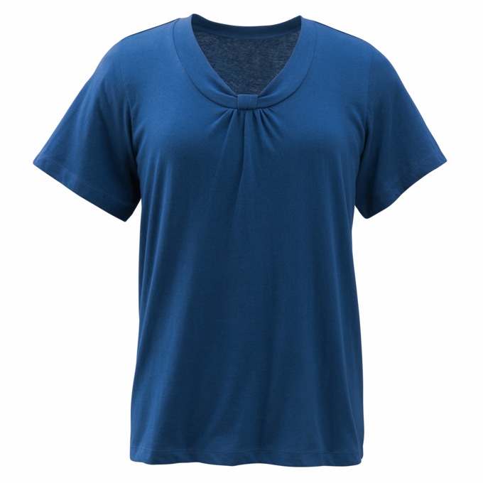 Nova Pleated Neck Top, , large