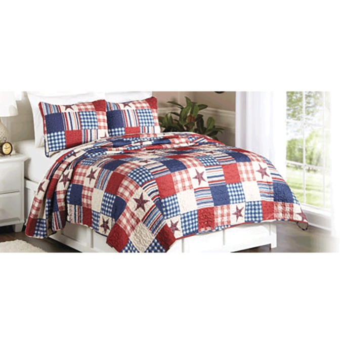 United Plaids Quilt Set, , large
