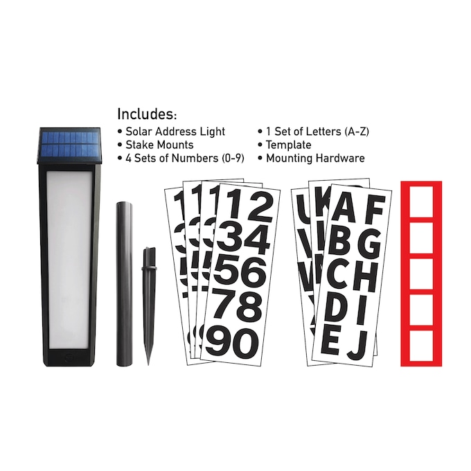 SensorBrite® Solar Powered Address Light, , large