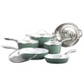 Gotham Steel Hammered Ceramic 10-piece Cookware Set, , large