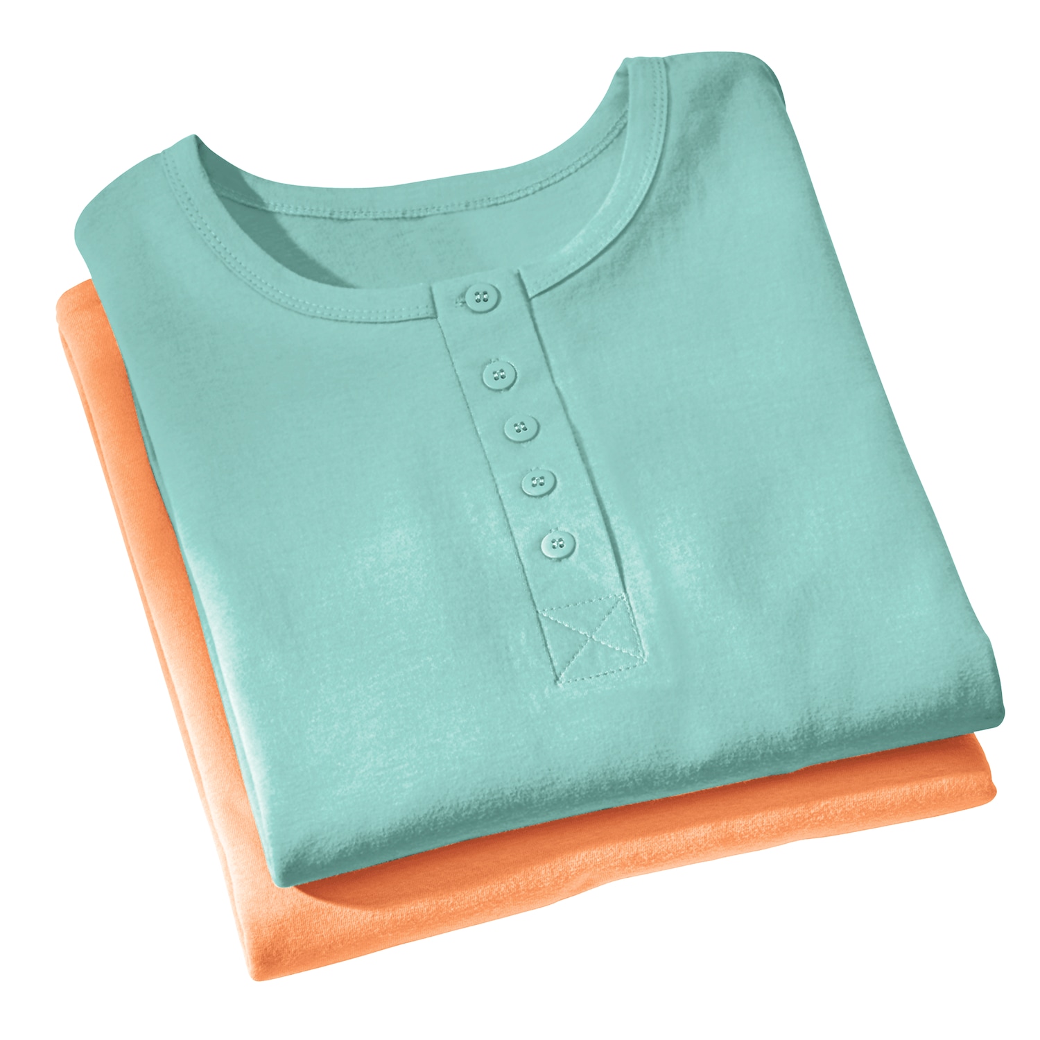 2Pack Comfort Henley Nightshirt Healthy Living