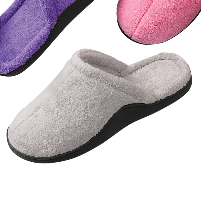 Cheerful Slipper, Gray, large