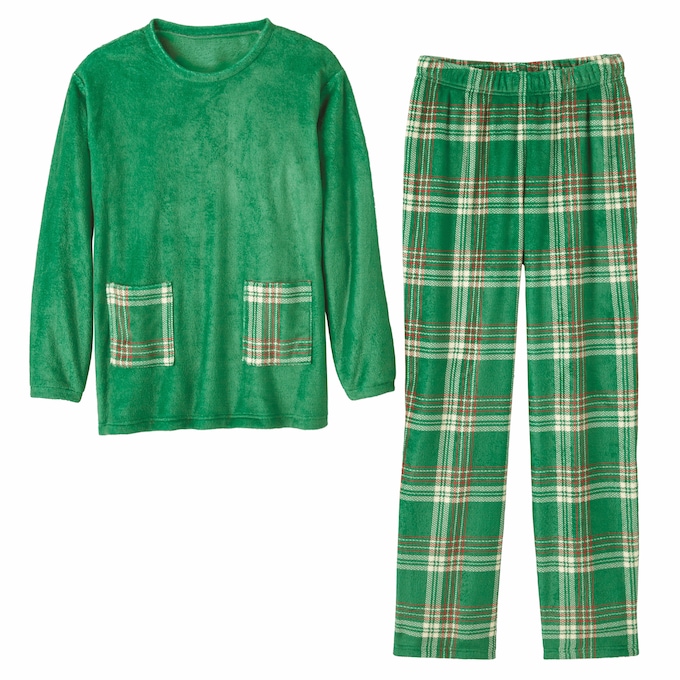 Fleece Lounging Set, , large
