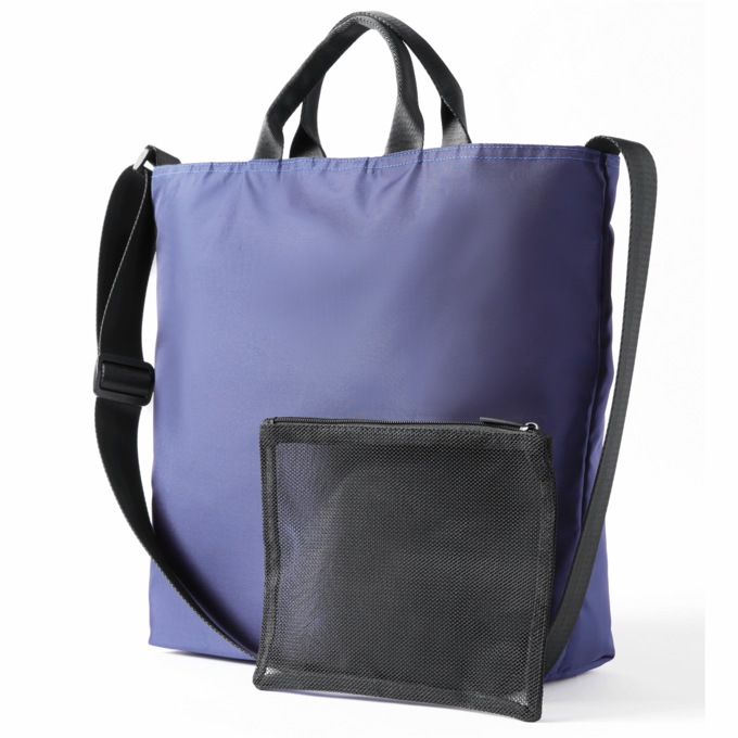 Lightweight Hand or Shoulder Bag, Blue, large