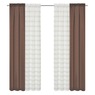 Tribeca 4-Panel Window Set, Brown, large