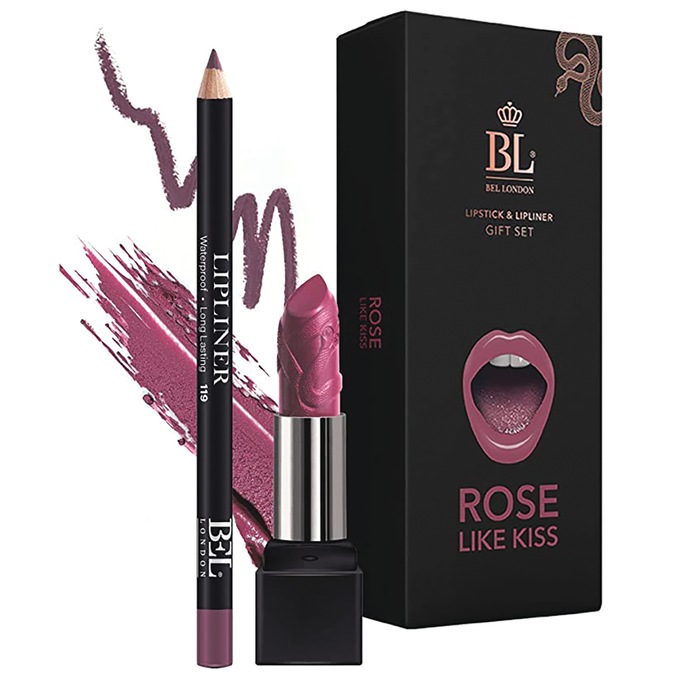 BEL London Lipstick & Lipliner Set, , large
