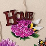 Outdoor Flower Wall Sign, , large