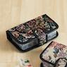 Fabric Daily Pill Holder, Dark Floral, large