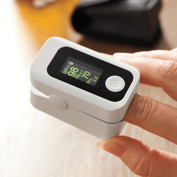 Color-Coded Oxygen Level Monitor, , large