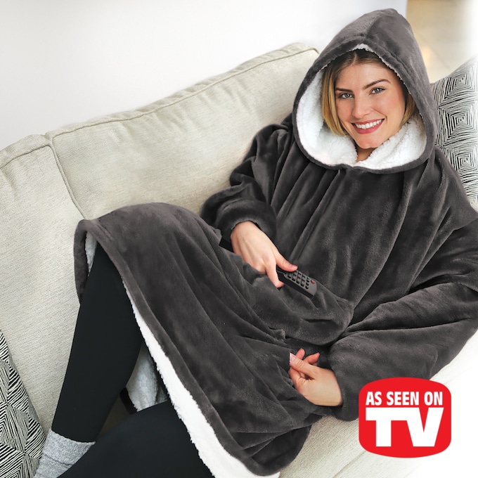 Healthy Living Huggle Hoodie POLYESTER Gray