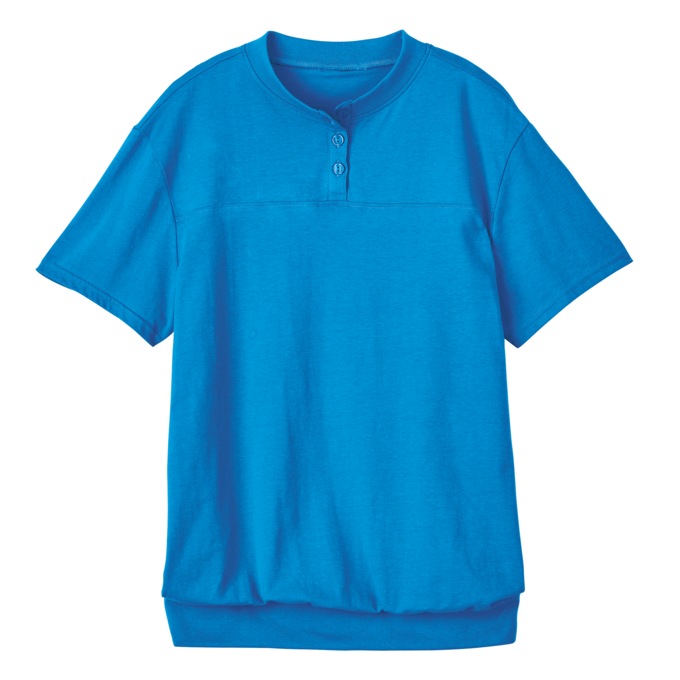 Banded Bottom Henley, , large