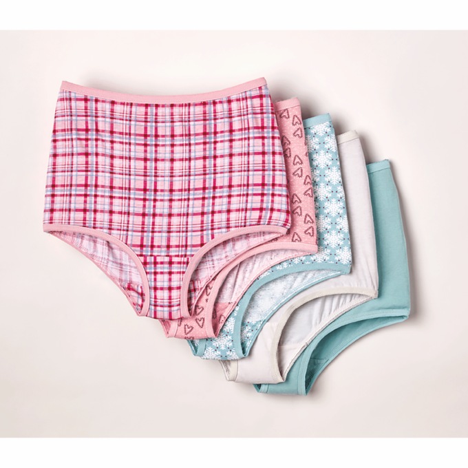 Cozee Corner® 5-Pack Cotton Panties, , large
