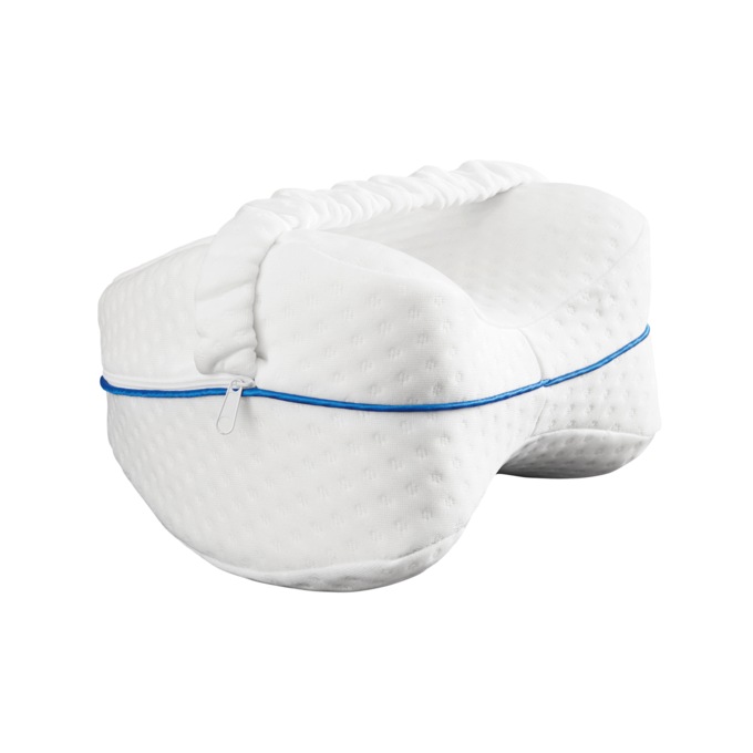 Memory Foam Knee Pillow with Strap, , large