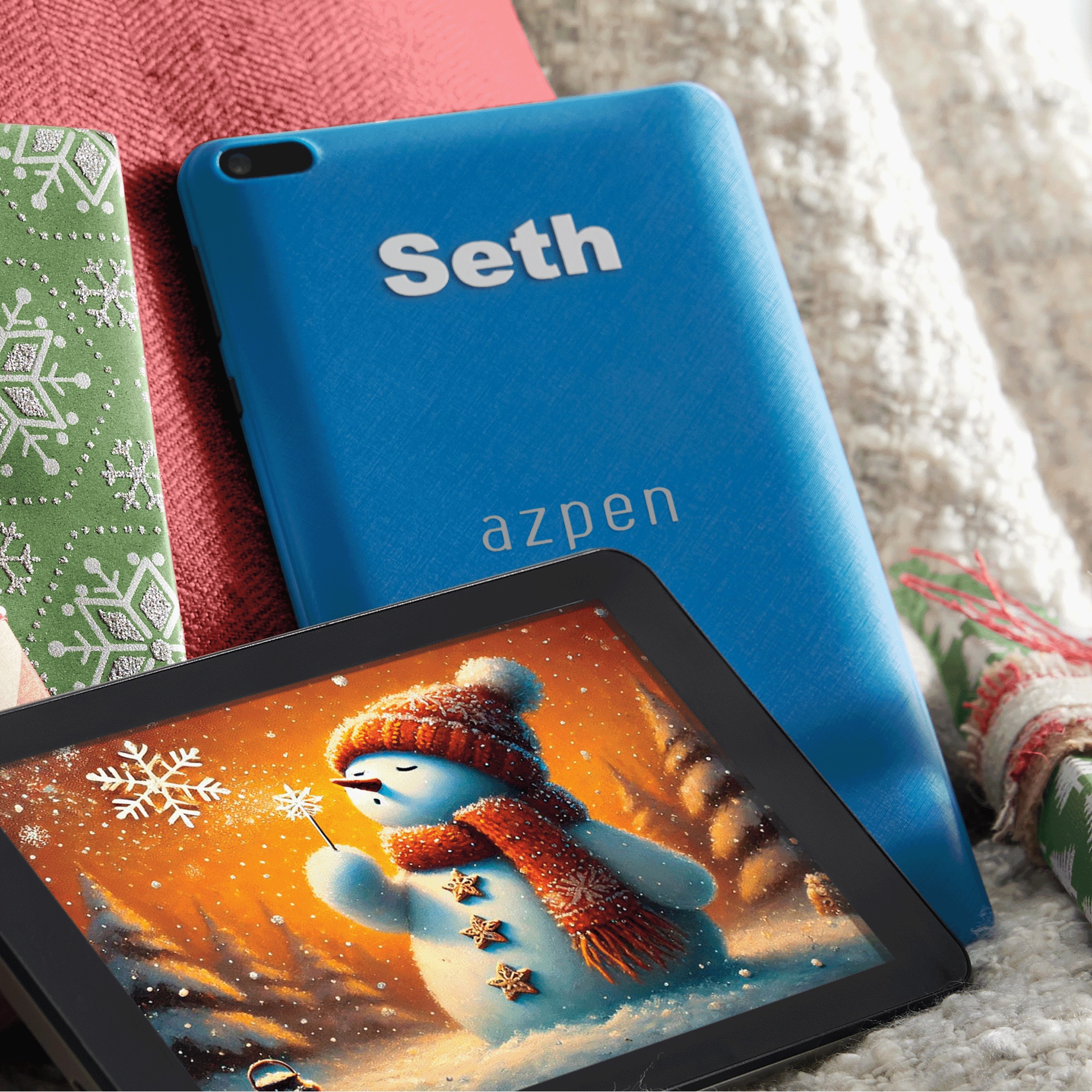 Azpen 7" Tablet, Blue, large