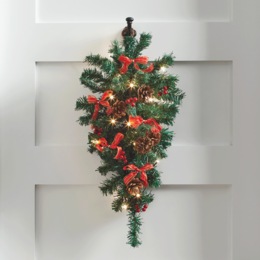 Lighted Holiday Swag, , large