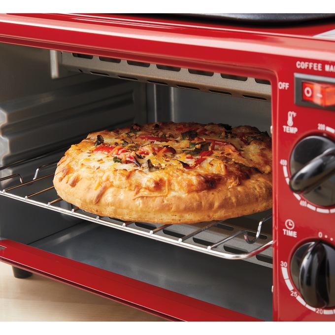 3-in-1 Breakfast Maker, Red, large