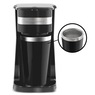 Elite Gourmet 1-Cup Coffee Maker with Travel Mug, Black, large